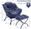 LVHOM Relaxsessel mit Hocker, Armlehnstuhl Fernsehsessel Produktbild-Vorschau 7