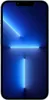 A smartphone with a blue wallpaper displayed on its screen. Produktbild-Vorschau