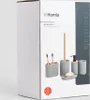 HOMLA Badezimmerset LORETO Grau 5er-Set Produktbild-Vorschau 6