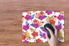 MuchoWow® Mauspad Mousepad Aquarell - Blumen - lila 40x30 Produktbild-Vorschau 3