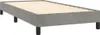 vidaXL Bettgestell ohne Matratze Hellgrau 90x200 cm Samt Produktbild-Vorschau 3