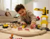LUPILU Holz Eisenbahnset Baustelle Kinder Spiel59 tlg. Produktbild-Vorschau 4