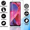 A screen protector for a smartphone, with feature callouts. Produktbild-Vorschau