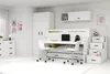 Kinderhochbett mit Stauraum und Matratzen 80x200 IDA 1 – Produktbild-Vorschau 1