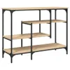 A console table with shelves against a white background. Produktbild-Vorschau
