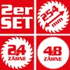 HECHT 8254 Tischkreissäge mit Gestell | 2000W 230V | 2 x Produktbild-Vorschau 2