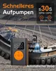 Tragbar Mini Fahrradpumpe 120PSI 2*550mAh leise 50dB mit Produktbild-Vorschau 3