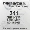 Renata Batterie Silberoxyd Knopfzelle SR714SW 1,55 V für Produktbild-Vorschau 2