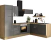Optifit Winkelküche ohne Geräte Linus984 270 cm anthrazit Produktbild-Vorschau 1