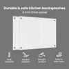 vidaXL Zadní stěna do kuchyně, 2 ks, průhledná, 70 x 50 cm, Náhled obrázku produktu 6