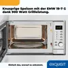 Exquisit Einbau-Mikrowelle EMW 19-7 G | Grill | max. 900 W Produktbild-Vorschau 8