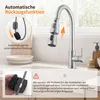 Homelody Wasserhahn Küche Edelstahl，Küchenarmatur Produktbild-Vorschau 10