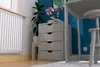 Schubladencontainer mit 4 Schubladen - Grau Produktbild-Vorschau 2