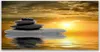 Glasbilder 120x60 Wandbild Druck auf Glas Steine Kunst Produktbild-Vorschau 1