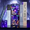 Puzzle 3D, Book Nook Cyber City, legno, Tonecheer, 284 Anteprima dell’immagine prodotto 5