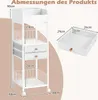 Wózek z organizerem na kosmetyki do makijażu, z 2 Podgląd zdjęcia produktu 8