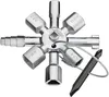 KNIPEX Multifunktionsschlüssel für Schaltschränke 8-armig Modell 001101 Productafbeelding-voorbeeld