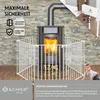 KESSER® Kaminschutzgitter mit Tür Metall Ofenschutzgitter Produktbild-Vorschau 7