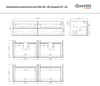 Quentis Badmöbel Aruva, Breite 140 cm, weiß, Produktbild-Vorschau 6