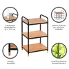 WENKO Regal LOFT 3 Etagen Bambus Bad Küche Wohn Zimmer Produktbild-Vorschau 3