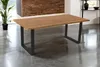 Esstisch 200x100 cm Baumkante Holz Wildeiche-Optik Produktbild-Vorschau 1