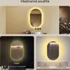 Kúpeľňové zrkadlo 50x80 cm - Vertikálne s LED osvetlením - Náhľad obrázku produktu 2