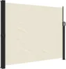 vidaXL Seitenmarkise Ausziehbar Creme 160x600 cm Produktbild-Vorschau 1