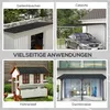 A collage of four images showcasing different applications of a product, with text overlays in German. Podgląd zdjęcia produktu