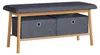 Panca porta scarpe "Vad" con vano contenitore 90 x 30 x 45 Anteprima dell’immagine prodotto 3