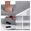 Weiße Schuhbank mit Sitzkissen - L104 cm Produktbild-Vorschau 10