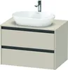 Duravit Ketho.2 Wastafelonderkast 80x55x56,8 cm Supermat Produktbild-Vorschau 1