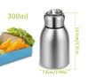 2er Set Mini Thermoskanne Edelstahl 300 ml Isolierflasche Produktbild-Vorschau 3