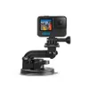 A black GoPro camera mounted on a black suction cup mount, isolated on a white background. Náhľad obrázku produktu
