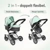 Bayer Chic 2000 Kombi-Puppenwagen Mika | 2in1 Buggy & Produktbild-Vorschau 6