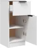 vidaXL Kredens biały 30x30x70 cm materiał drewnopochodny - Podgląd zdjęcia produktu 8