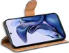 A smartphone case is shown in an open position, displaying the phone's screen. Produktbild-Vorschau