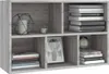 vidaXL Bücherregal/Sideboard Grau Sonoma 50x25x80 cm Produktbild-Vorschau 5