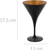 Martini-Cocktailglas Schwarz/Gold Produktbild-Vorschau 4