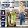 MuchoWow® Koffer Handgepäck Trolley Rollkoffer Kleine Produktbild-Vorschau 2