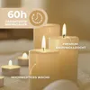 Velas Horeca, tipo "stumpen", color marfil, juego de 4 Vista previa de la imagen del producto 4