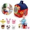 Baby Spielzeug 1-12 Monate, Plüsch-Bauernhoftiere, Produktbild-Vorschau 4