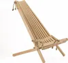 EcoFurn EcoChair Skandinavischer Gartenstuhl Holz Lärche Produktbild-Vorschau 2