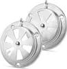 2er Set 94mm Lüftungsgitter verschließbar, Rundlüfter, Produktbild-Vorschau 1