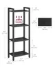 Diagram showing dimensions and weight capacity of a shelf unit. Produktbild-Vorschau