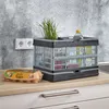 Kleine klappbare Klappbox mit Griff - 2er Set 16 L, grau, Produktbild-Vorschau 3