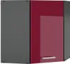 Eckhängeschrank Vicco R-Line Rot Hochglanz 57 cm, Model Produktbild-Vorschau 1