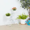 FATIVO porta piante bianco - porta fiori in metallo con 4 Anteprima dell’immagine prodotto 6