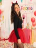 Teufel Kostüm Set Damen 3-tlg. | Hörner, Schwanz & Dreizack Produktbild-Vorschau 6