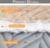 1x Samt Thermovorhang Kälteschutz Beige Thermo Vorhang Produktbild-Vorschau 8
