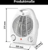 Heizlüfter Bad Schnellheizer Badezimmer Heizgerät Elektro Produktbild-Vorschau 9